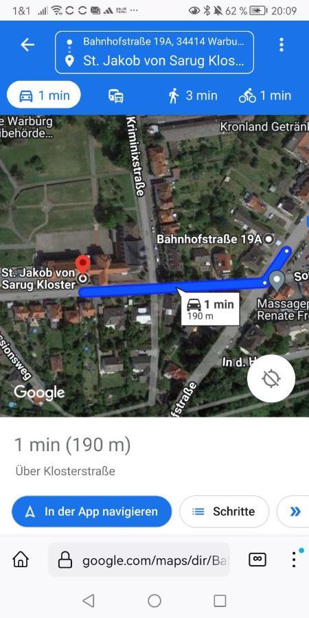 Warburg, Fewo "Sweet Home" 2,5 Zi- Eg-Separater Eingang - Parkplatz - Terasse- Komfortabel,Renoviert Buitenkant foto